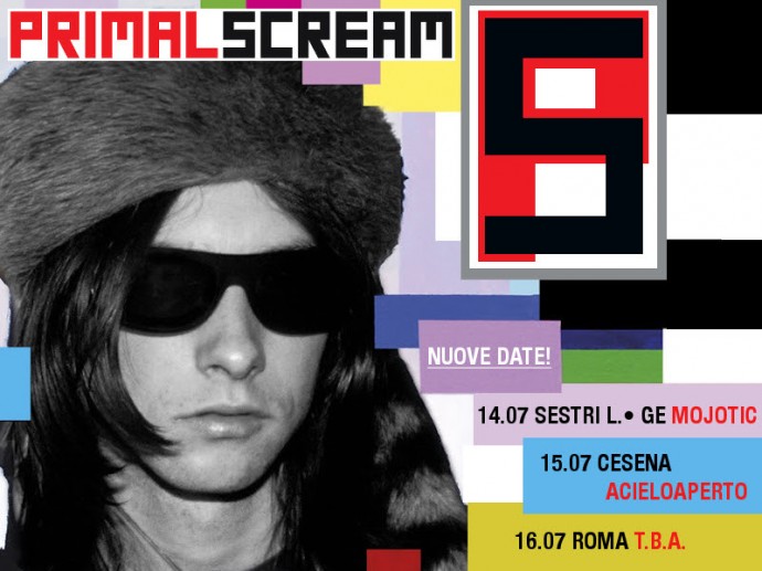 Primal Scream in Italia per tre appuntamenti!